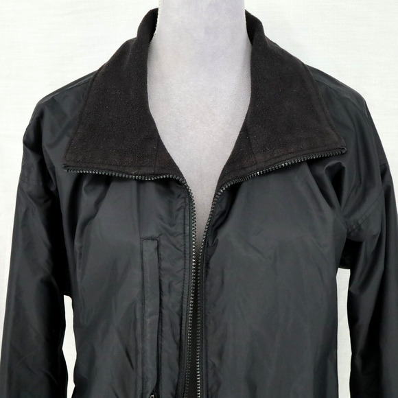 Columbia Jacket Womens Large Black Nylon Softshell Fleece Lined Full Zip Pockets - Picture 11 of 16